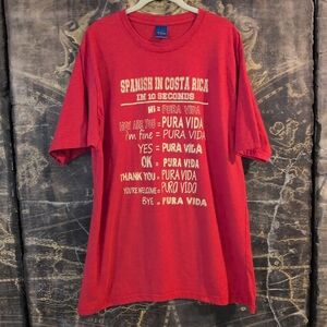 Vintage Rana Tropic T Shirt Spanish In Costa Rica Size XXL
